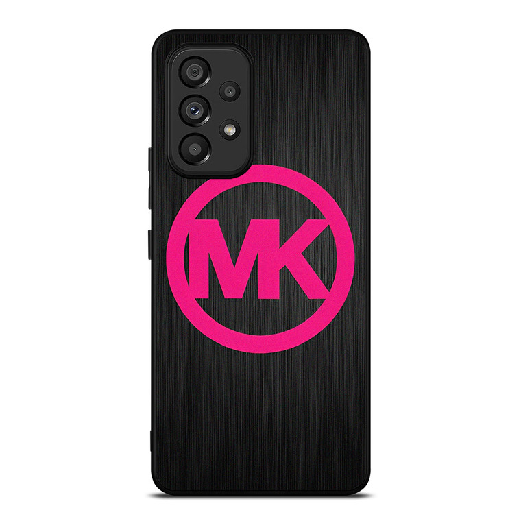 MK MICHAEL KORS PINK WOOD LOGO Samsung Galaxy A53 Case Cover MK MICHAEL KORS PINK WOOD LOGO Samsung Galaxy A53 Case Cover