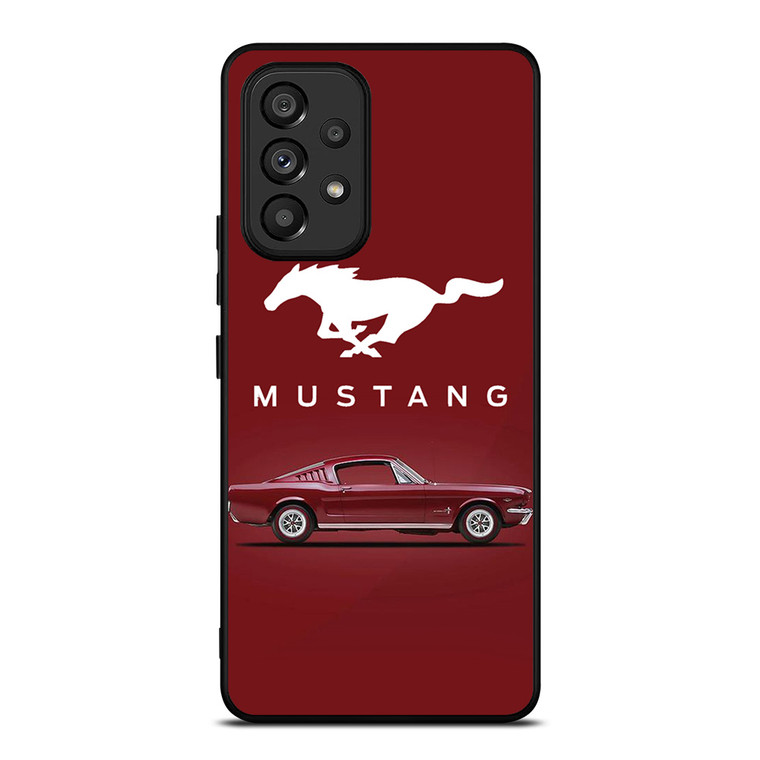 MUSTANG FASTBACK LOGO Samsung Galaxy A53 Case Cover MUSTANG FASTBACK LOGO Samsung Galaxy A53 Case Cover