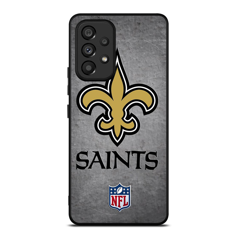 NEW ORLEANS SAINTS NFL WALL LOGO Samsung Galaxy A53 Case Cover NEW ORLEANS SAINTS NFL WALL LOGO Samsung Galaxy A53 Case Cover
