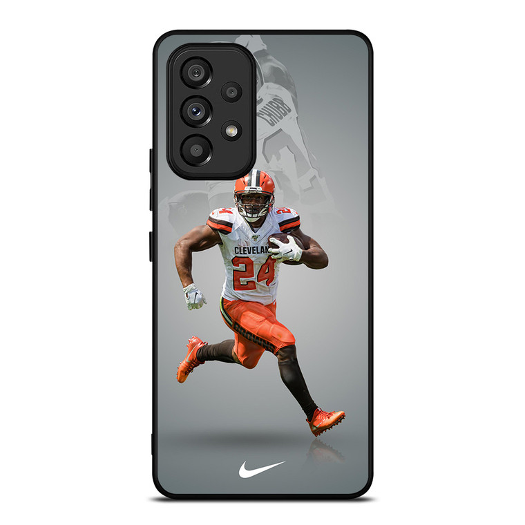NICK CHUBB CLEVELAND BROWNS NIKE Samsung Galaxy A53 Case Cover NICK CHUBB CLEVELAND BROWNS NIKE Samsung Galaxy A53 Case Cover