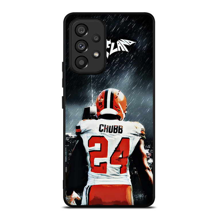 NICK CHUBB CLEVELAND BROWNS Samsung Galaxy A53 Case Cover NICK CHUBB CLEVELAND BROWNS Samsung Galaxy A53 Case Cover