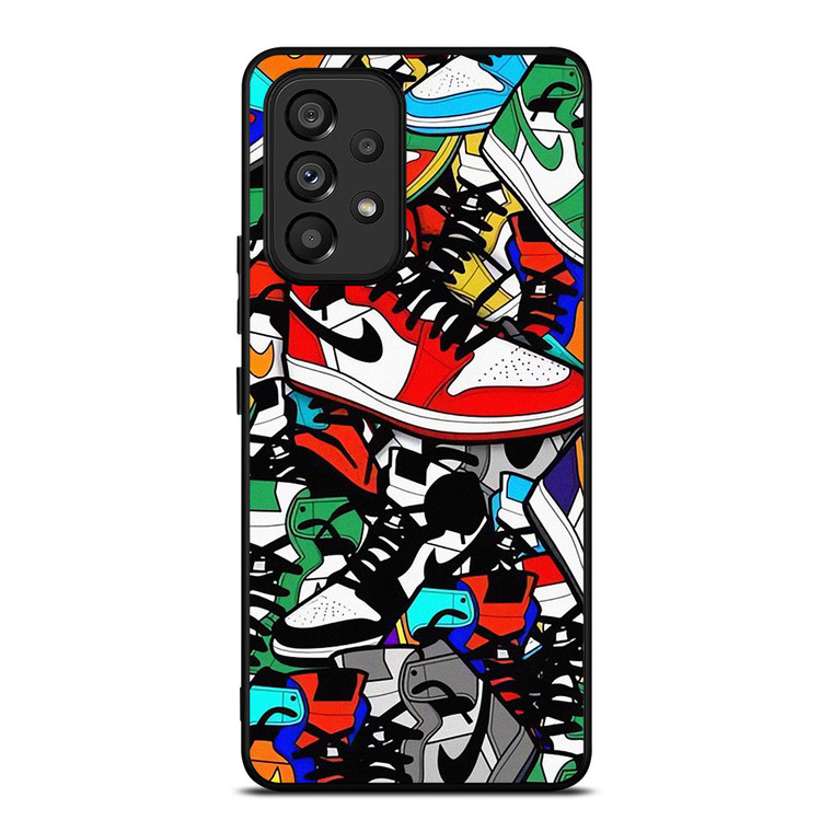 NIKE AIR JORDAN SERIES COLLECTION Samsung Galaxy A53 Case Cover NIKE AIR JORDAN SERIES COLLECTION Samsung Galaxy A53 Case Cover