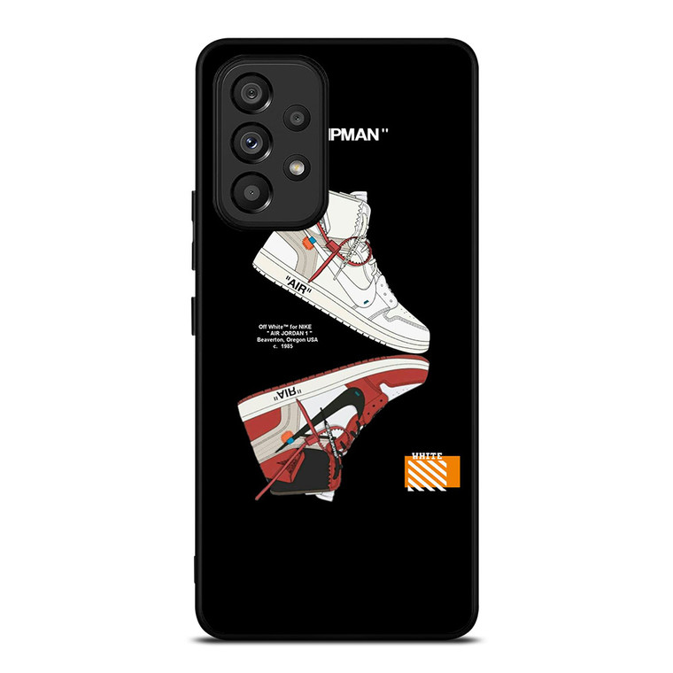 NIKE AIR JUMPMAN OFF WHITE SNEAKERS Samsung Galaxy A53 Case Cover NIKE AIR JUMPMAN OFF WHITE SNEAKERS Samsung Galaxy A53 Case Cover
