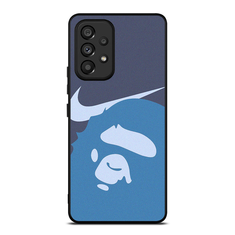 NIKE BAPE BLUE Samsung Galaxy A53 Case Cover