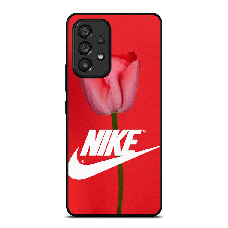 NIKE RED TULIP Samsung Galaxy A53 Case Cover NIKE RED TULIP Samsung Galaxy A53 Case Cover