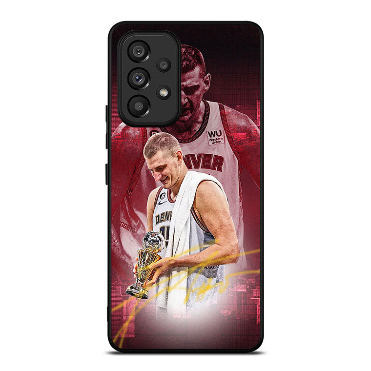 NIKOLA JOKIC DENVER NUGGETS CHAMPIONS Samsung Galaxy A53 Case Cover NIKOLA JOKIC DENVER NUGGETS CHAMPIONS Samsung Galaxy A53 Case Cover