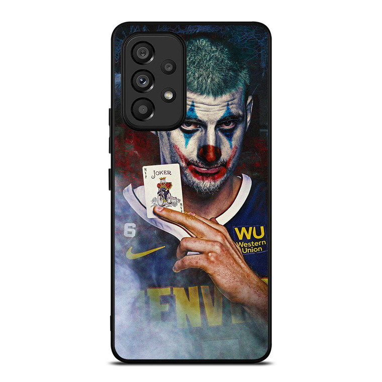 NIKOLA JOKIC JOKER DENVER NUGGETS Samsung Galaxy A53 Case Cover NIKOLA JOKIC JOKER DENVER NUGGETS Samsung Galaxy A53 Case Cover