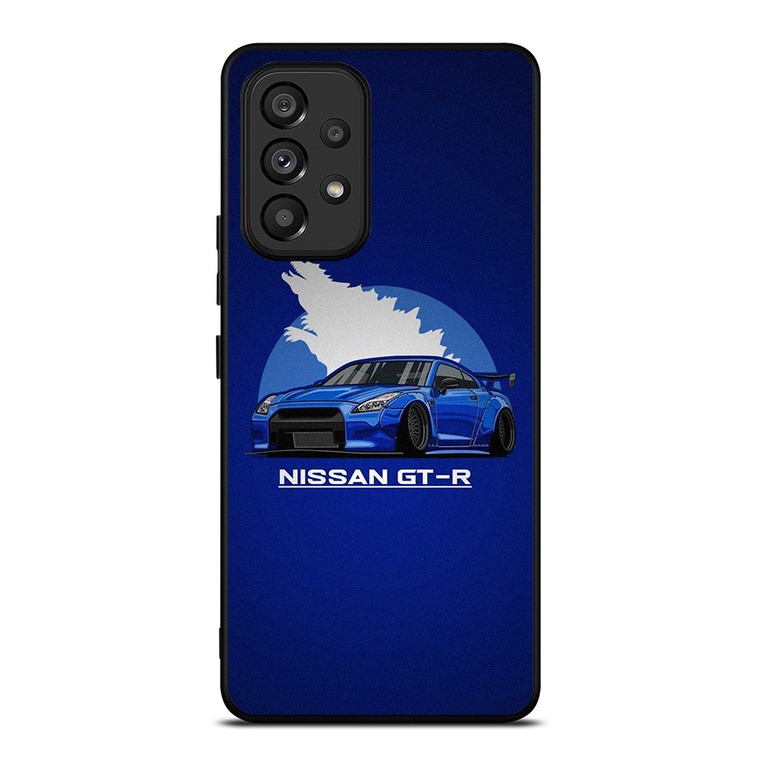 NISSAN GTR CODZILLA CARTOON Samsung Galaxy A53 Case Cover NISSAN GTR CODZILLA CARTOON Samsung Galaxy A53 Case Cover