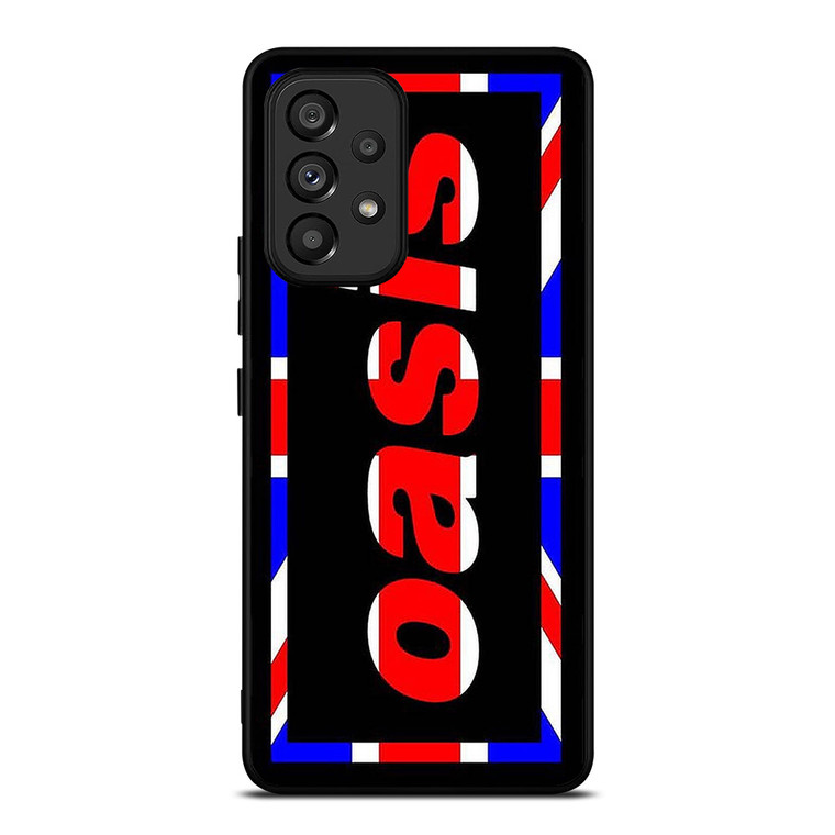 OASIS UNION JACK LOGO Samsung Galaxy A53 Case Cover