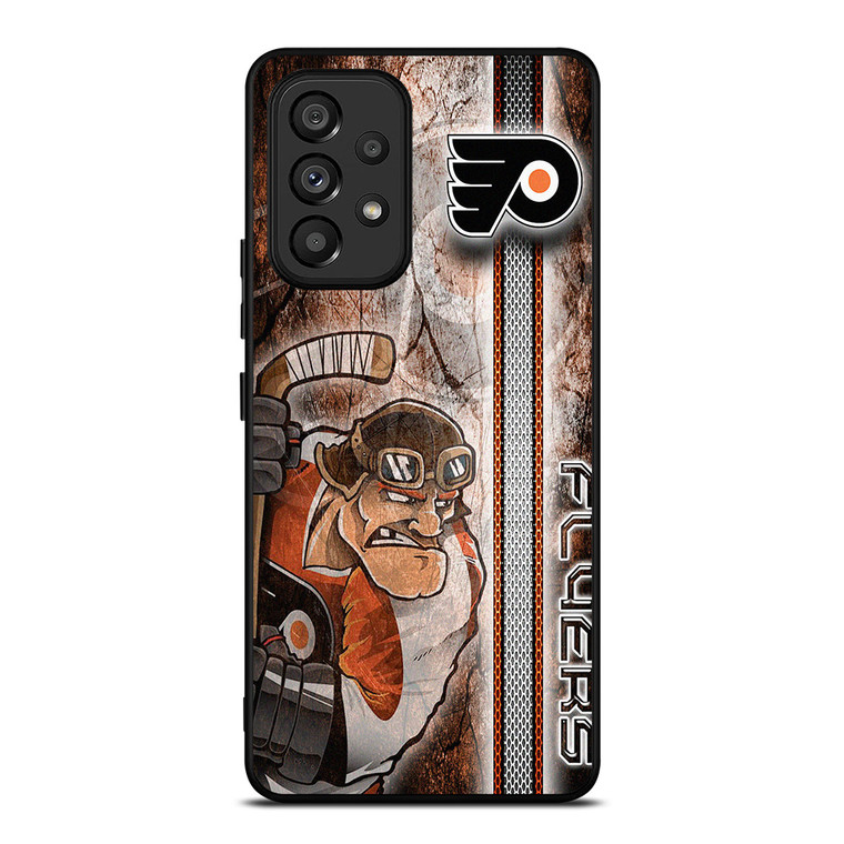 PHILADELPHIA FLYERS ICE HOCKEY GRUNGE LOGO Samsung Galaxy A53 Case Cover