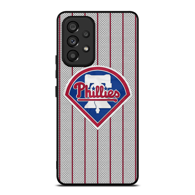 PHILADELPHIA PHILLIES CARBON LOGO Samsung Galaxy A53 Case Cover PHILADELPHIA PHILLIES CARBON LOGO Samsung Galaxy A53 Case Cover