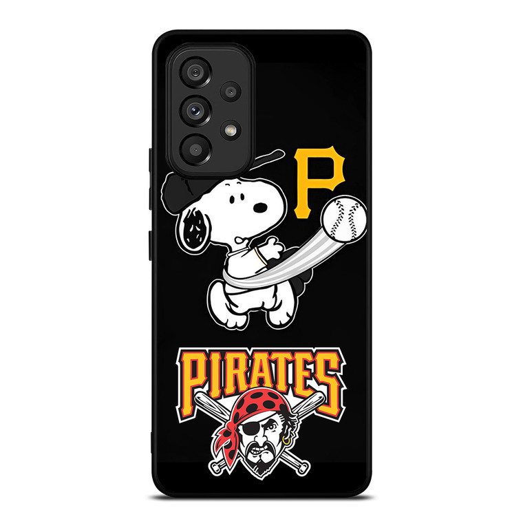 PITTSBURGH PIRATES SNOOPY BASEBALL Samsung Galaxy A53 Case Cover