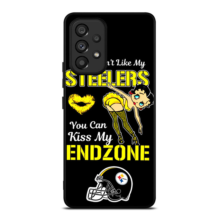 PITTSBURGH STEELERS FOOTBALL BETTY BOOP Samsung Galaxy A53 Case Cover