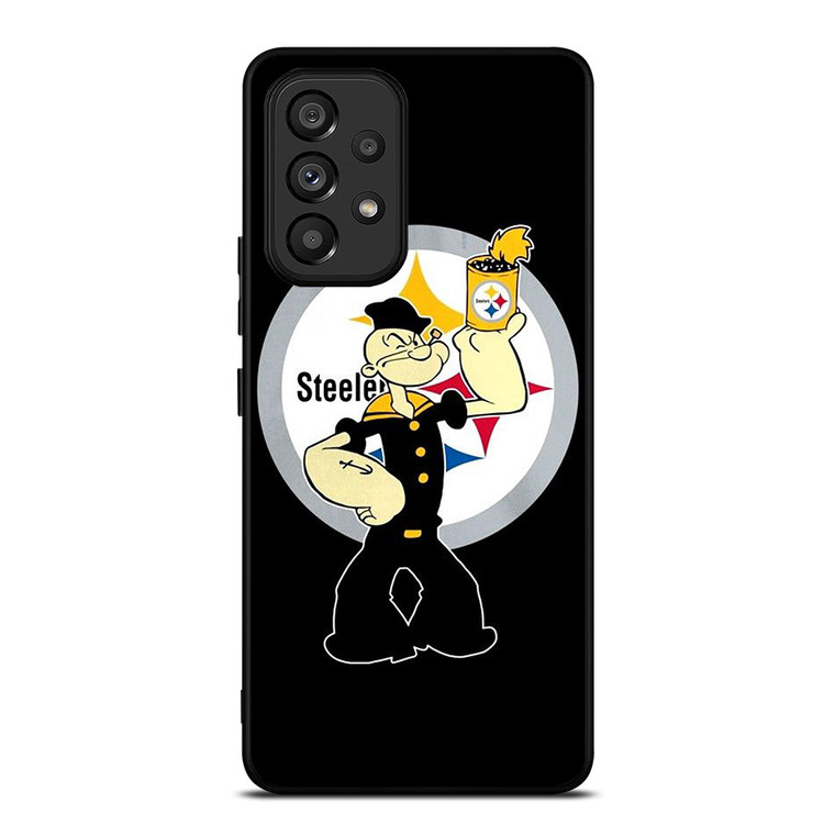 PITTSBURGH STEELERS FOOTBALL POPEYE CARTOON Samsung Galaxy A53 Case Cover