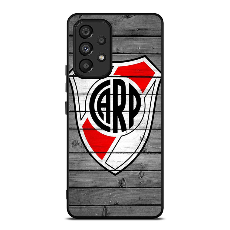 RIVER PLATE FOOTBALL WOOD LOGO Samsung Galaxy A53 Case Cover RIVER PLATE FOOTBALL WOOD LOGO Samsung Galaxy A53 Case Cover