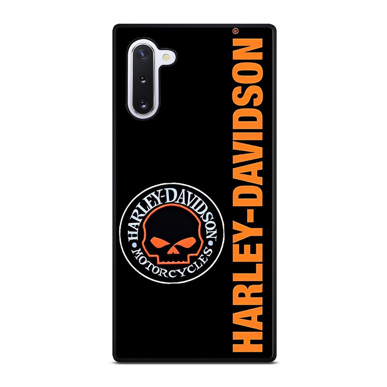 HARLEY DAVIDSON SKULL BADGE  Samsung Galaxy Note 10 Case Cover