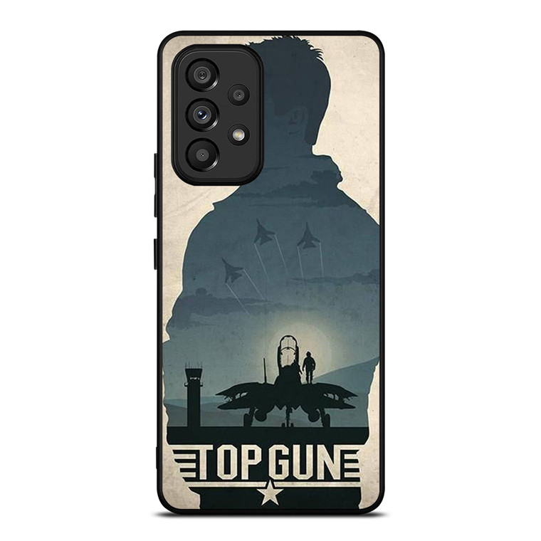 TOP GUN MAVERICKS TOM CRUISE SILHOUETTE Samsung Galaxy A53 Case Cover