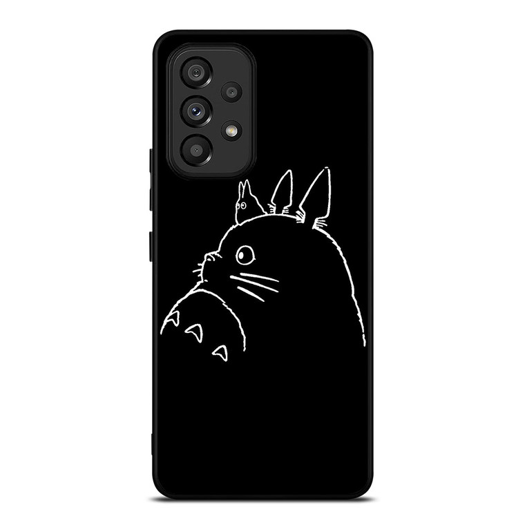 TOTORO ANIME BLACK Samsung Galaxy A53 Case Cover