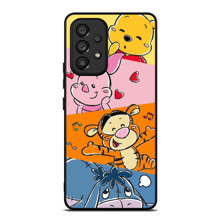 WINNIE THE POOH CARTOON COLLAGE Samsung Galaxy A53 Case Cover