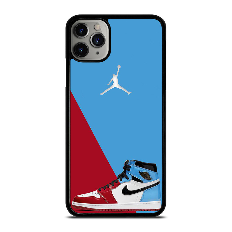 AIR JORDAN SNEAKERS RED BLUE iPhone 11 Pro Max Case Cover