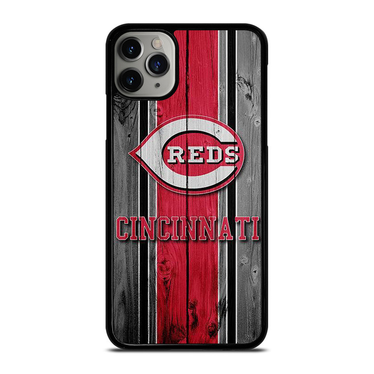 CINCINNATI REDS WOOD LOGO iPhone 11 Pro Max Case Cover