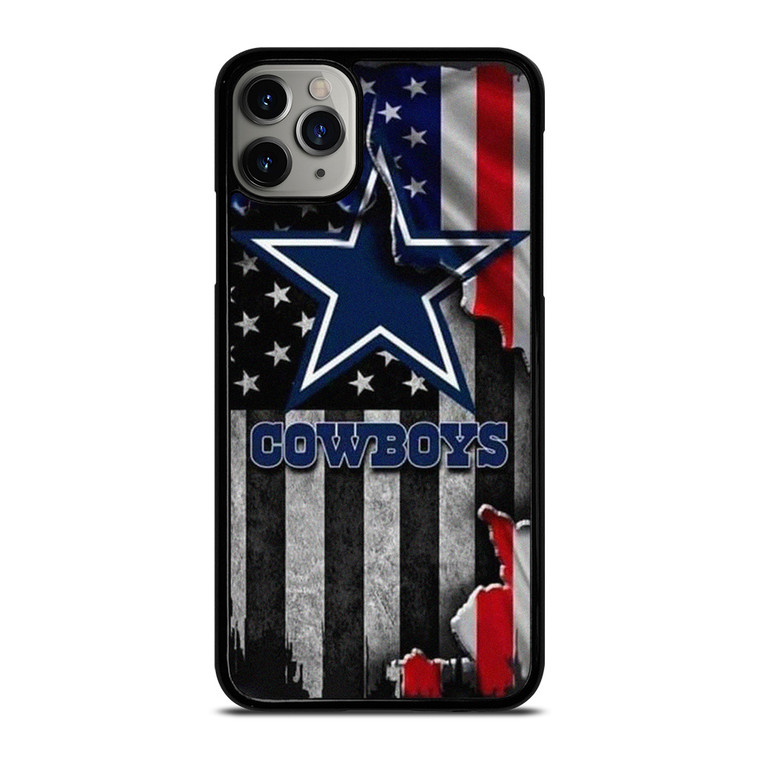 DALLAS COWBOYS USA FLAG GRUNGE iPhone 11 Pro Max Case Cover