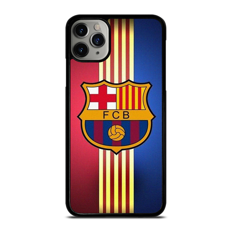 FC BARCELONA STRIPE LOGO iPhone 11 Pro Max Case Cover