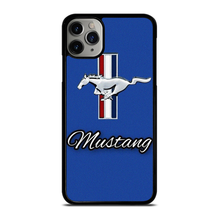 FORD MUSTANG BLUE EMBLEM iPhone 11 Pro Max Case Cover