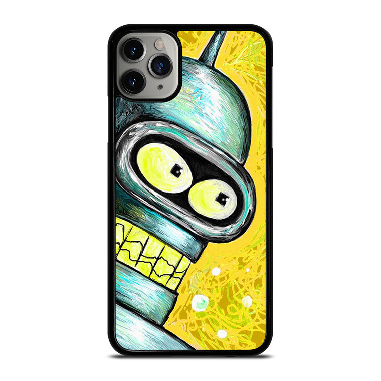 FUTURAMA BENDER CARTOON PAINTED iPhone 11 Pro Max Case Cover