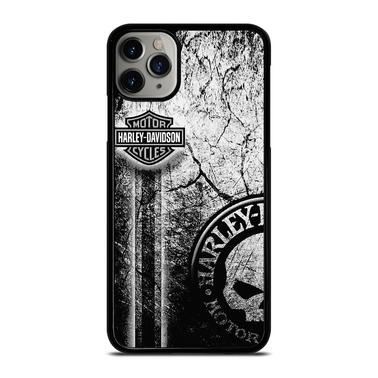 HARLEY DAVIDSON WALL TEXTURE LOGO iPhone 11 Pro Max Case Cover