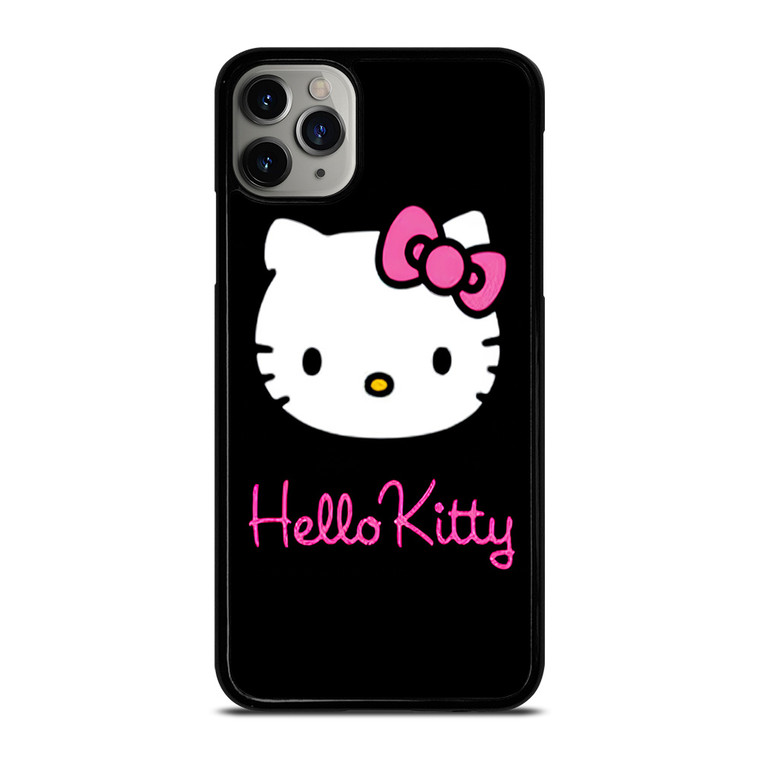 HELLO KITTY CUTE BLACK iPhone 11 Pro Max Case Cover