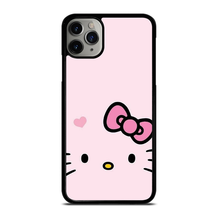 HELLO KITTY FLAT ART PINK iPhone 11 Pro Max Case Cover