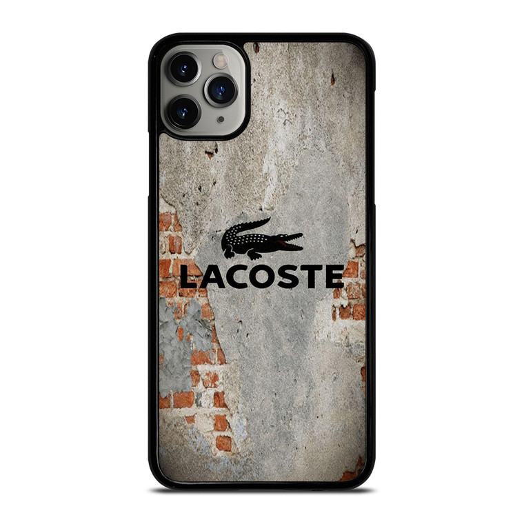 LACOSTE GRUNGE WALL LOGO iPhone 11 Pro Max Case Cover