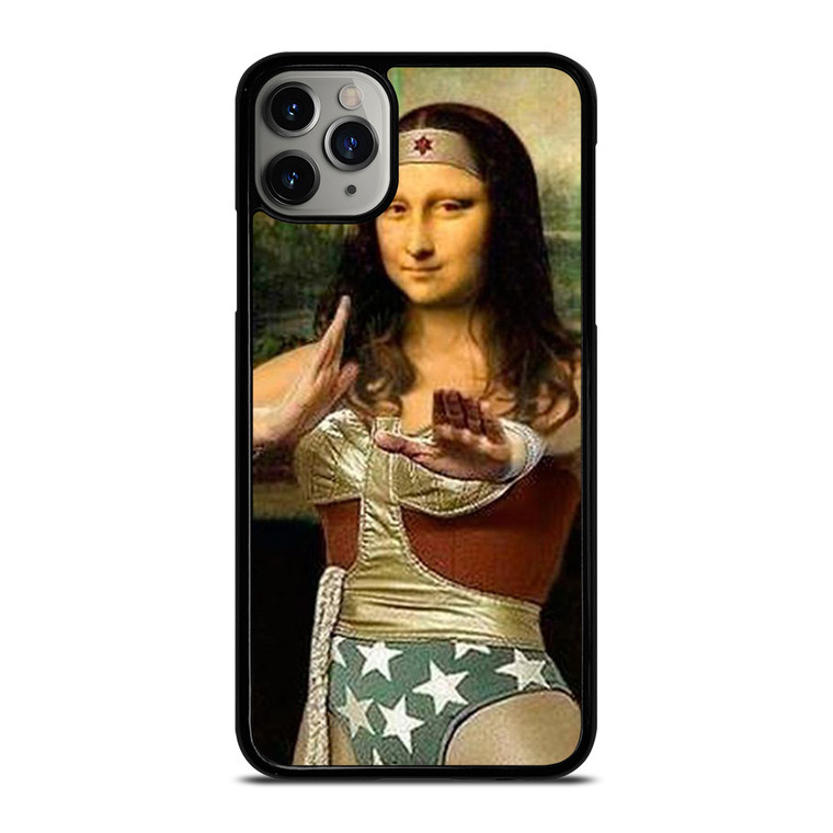 MONA LISA WONDER WOMAN iPhone 11 Pro Max Case Cover MONA LISA WONDER WOMAN iPhone 11 Pro Max Case Cover