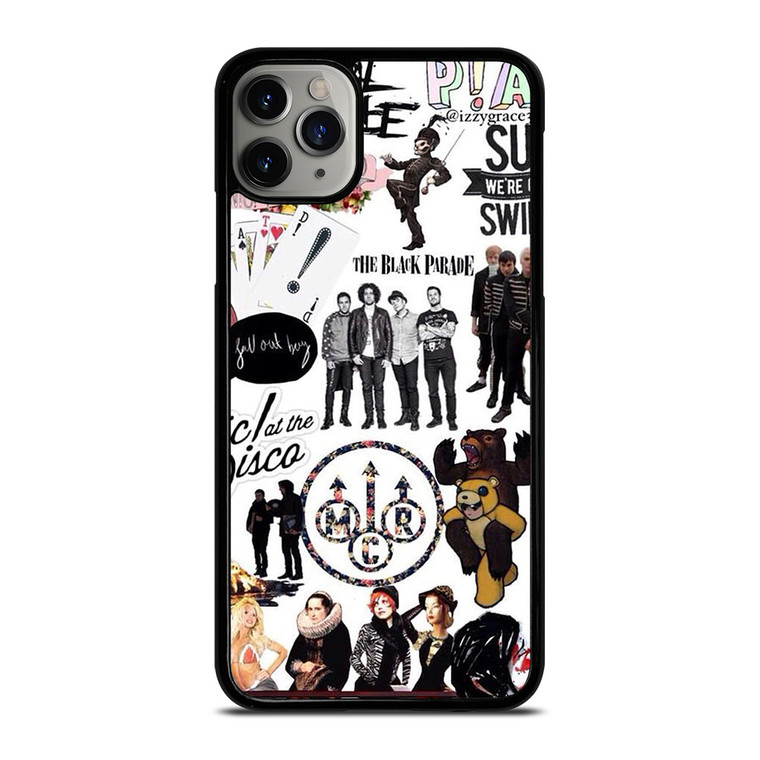POP PUNK ROCK BAND COLLAGE iPhone 11 Pro Max Case Cover