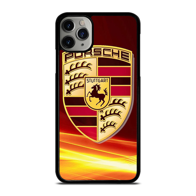 PORSCHE STUTTGART RED EMBLEM iPhone 11 Pro Max Case Cover