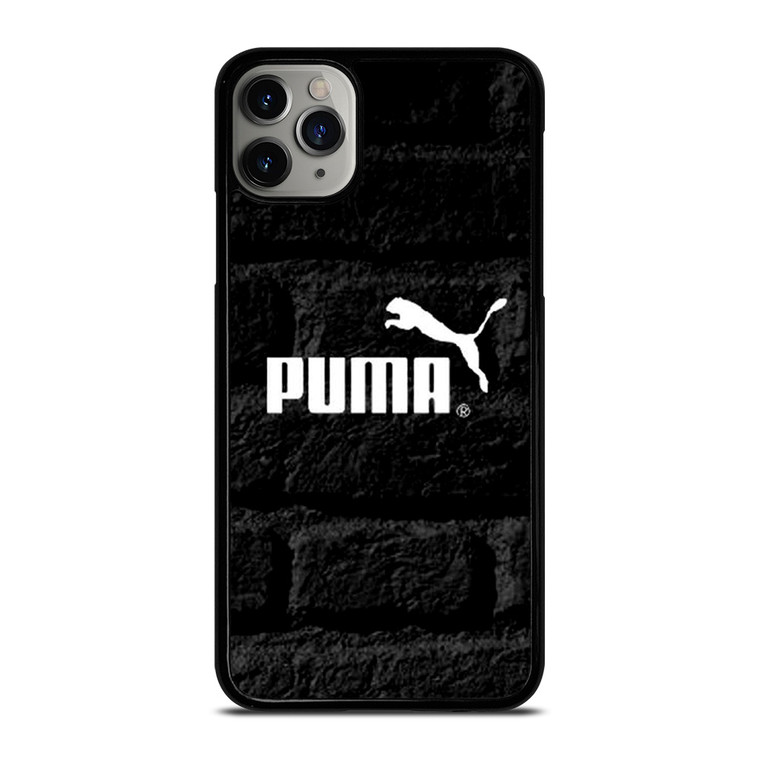 PUMA BLACK WALL TEXTURE iPhone 11 Pro Max Case Cover
