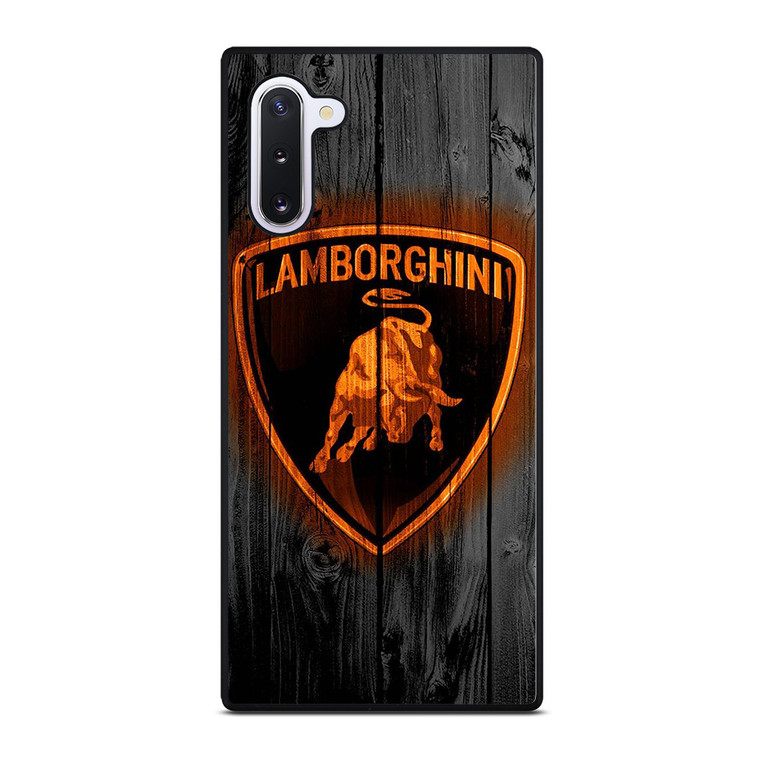 LAMBORGHINI WOOD LOGO  Samsung Galaxy Note 10 Case Cover