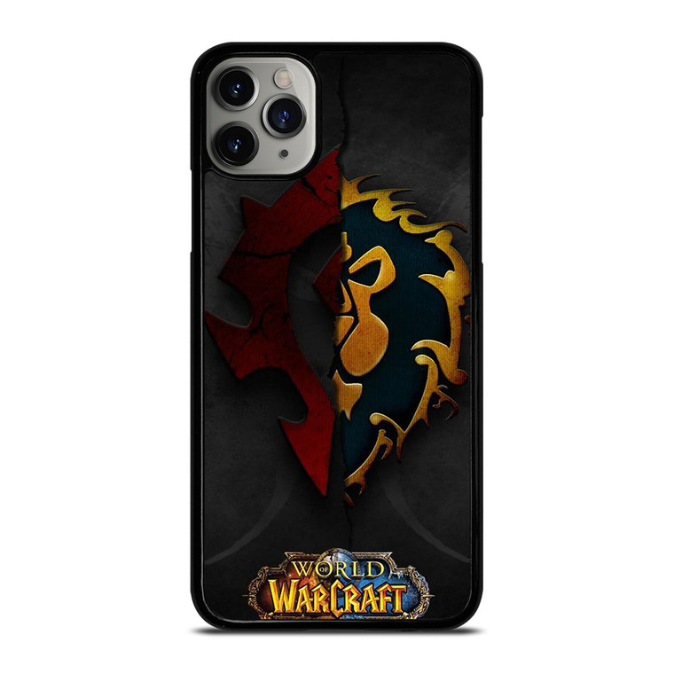 WORLD OF WARCRAFT HORDE ALLIANCE LOGO iPhone 11 Pro Max Case Cover