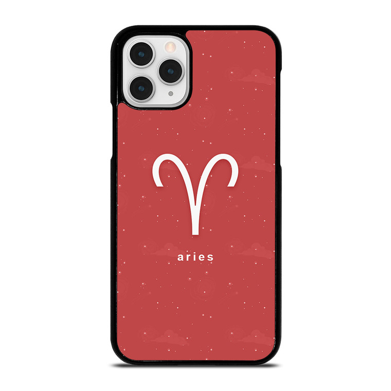 ARIES ZODIAC SIGN PINK  iPhone 11 Pro Case Cover
