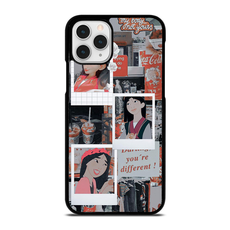 DISNEY PRINCESS MULAN AESTHETIC COLLAGE  iPhone 11 Pro Case Cover