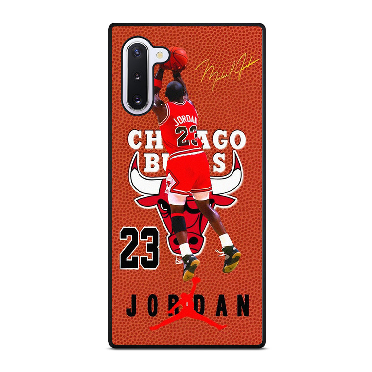 MICHAEL JORDAN BULLS SPALDING  Samsung Galaxy Note 10 Case Cover
