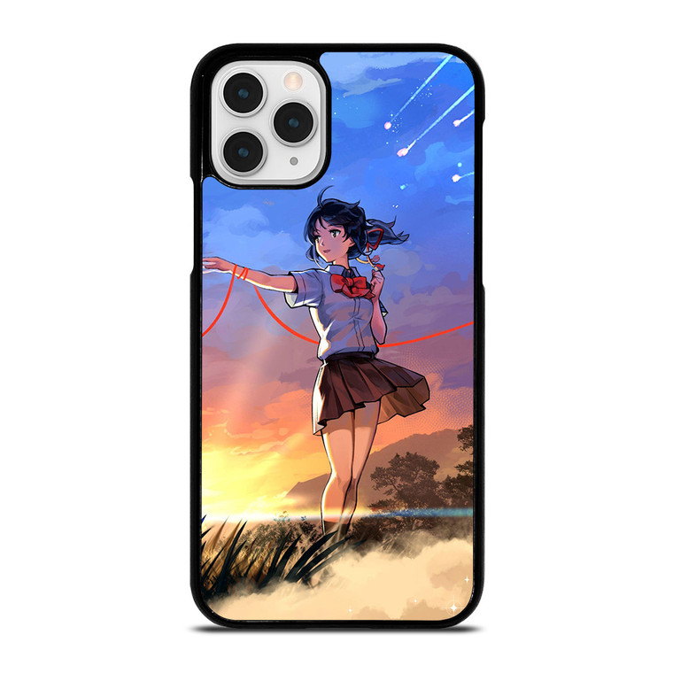 MITSUHA MIYAMIZU KIMI NO NAWA YOUR NAME ANIME  iPhone 11 Pro Case Cover
