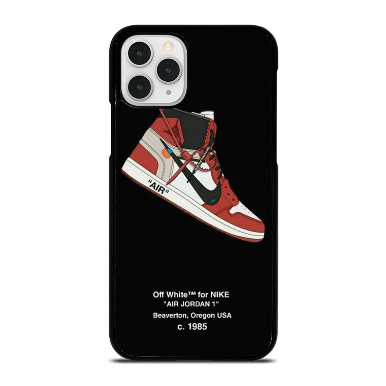 NIKE AIR JORDAN 1 OFF WHITE  iPhone 11 Pro Case Cover NIKE AIR JORDAN 1 OFF WHITE  iPhone 11 Pro Case Cover
