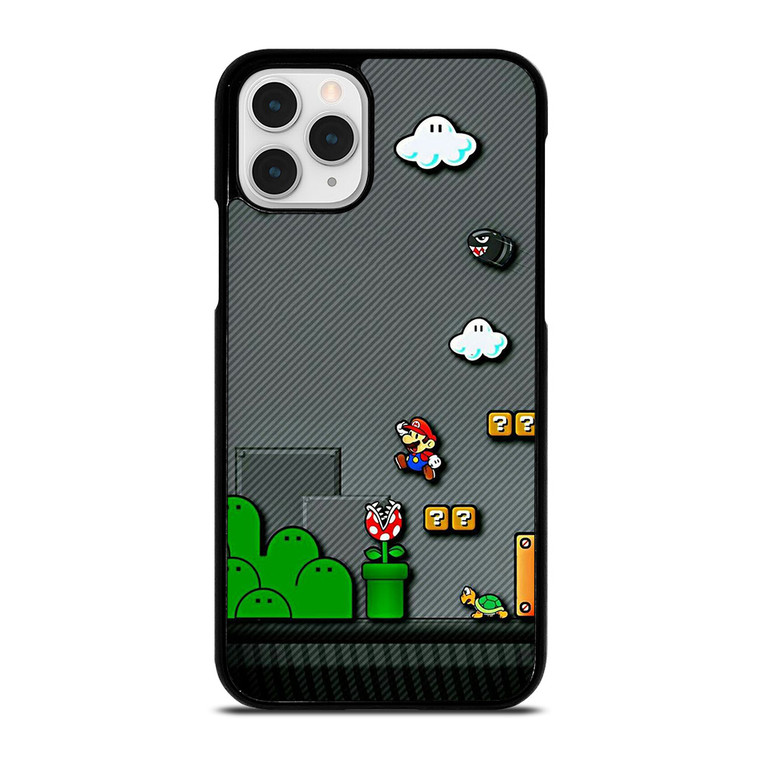 SUPER MARIO BROS CARBON GAMES  iPhone 11 Pro Case Cover