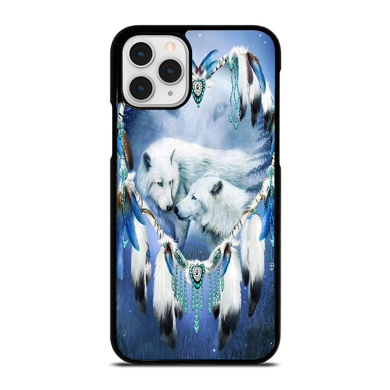 WHITE WOLF DREAMCATCHER  iPhone 11 Pro Case Cover