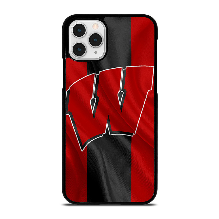 WISCONSIN BADGERS FLAG  iPhone 11 Pro Case Cover WISCONSIN BADGERS FLAG  iPhone 11 Pro Case Cover