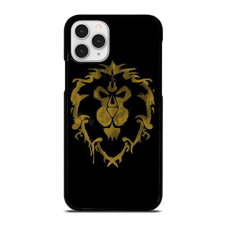 WORLD OF WARCRAFT ALLIANCE BLACK LOGO  iPhone 11 Pro Case Cover