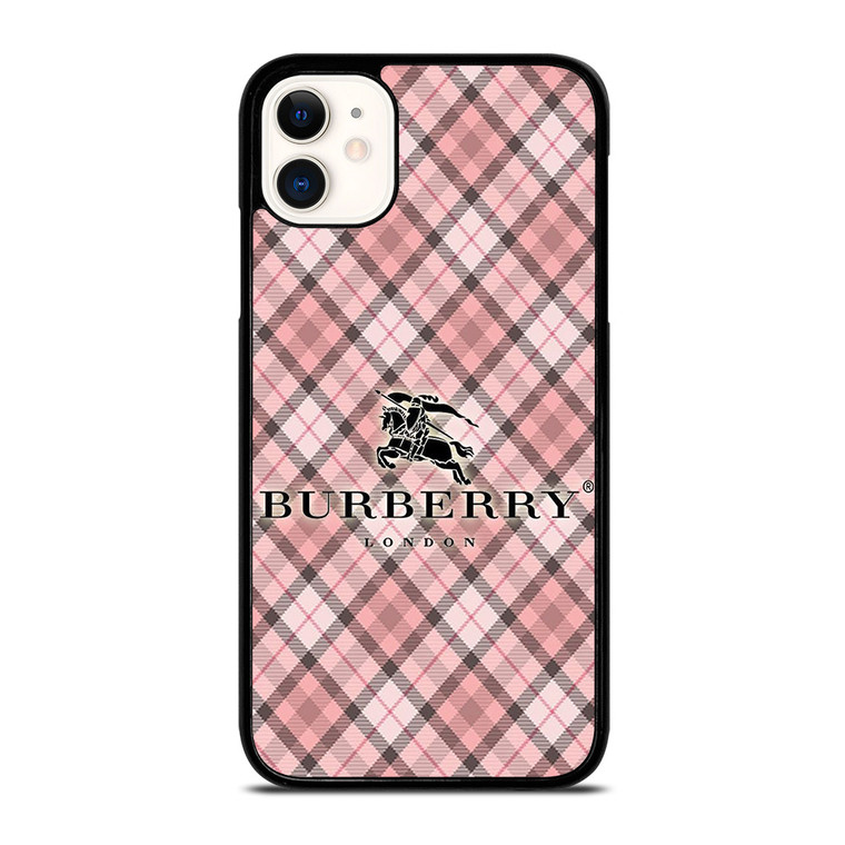 BURBERRY LONDON PINK PATTERN  iPhone 11 Case Cover