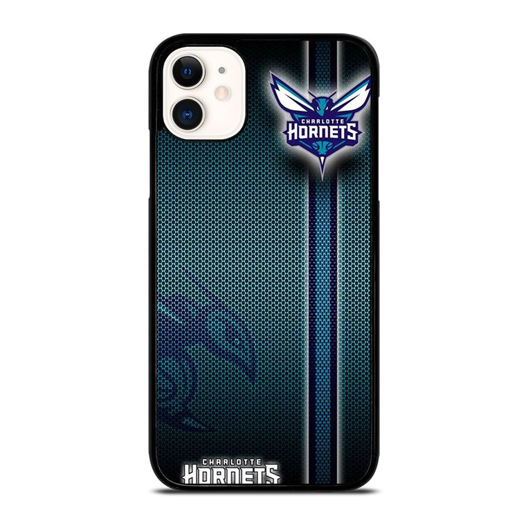 CHARLOTTE HORNETS METAL LOGO  iPhone 11 Case Cover
